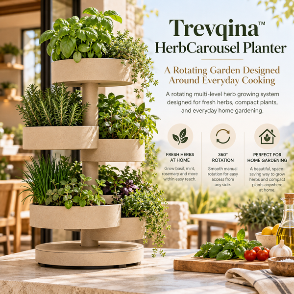 Trevqina™ HerbCarousel Planter