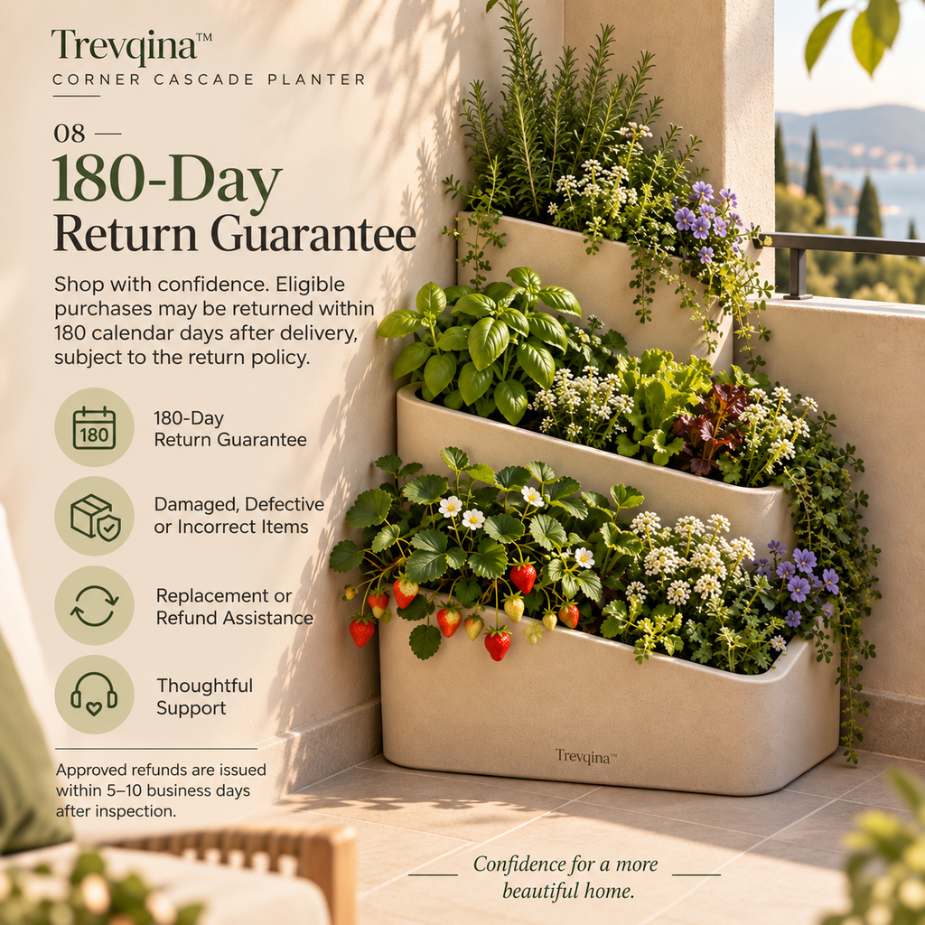 Trevqina™ Corner Cascade Planter