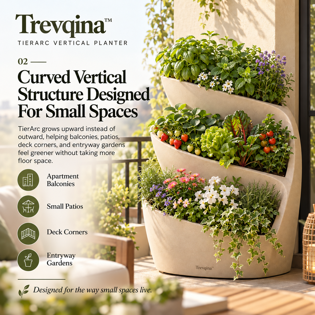 Trevqina™ TierArc Vertical Planter