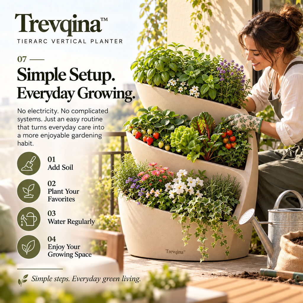 Trevqina™ TierArc Vertical Planter