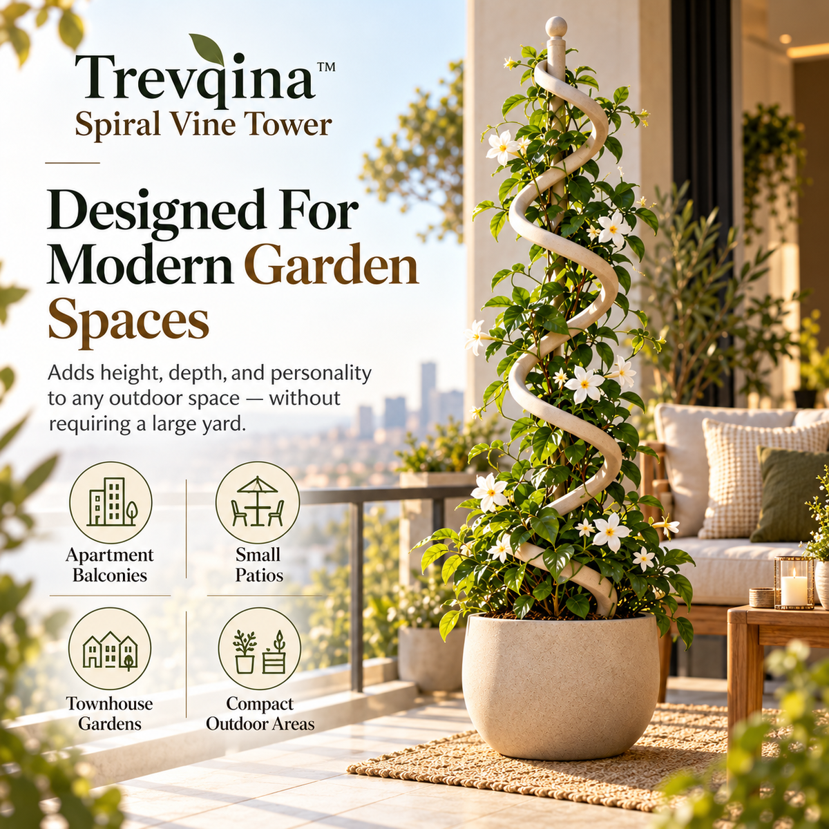 Trevqina™ Spiral Vine Tower