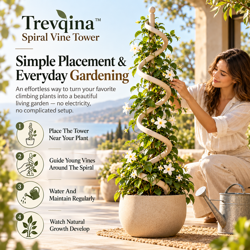 Trevqina™ Spiral Vine Tower