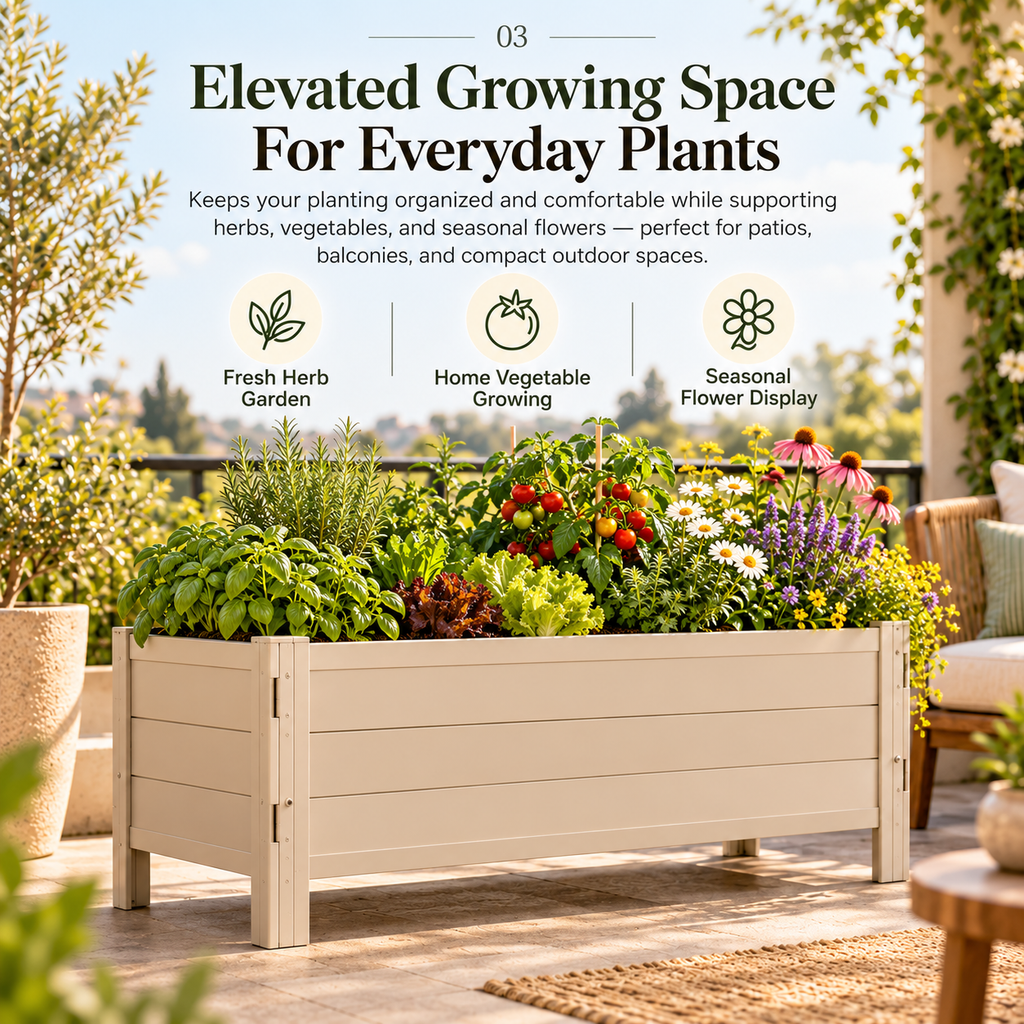 Trevqina™ FoldGarden Raised Bed
