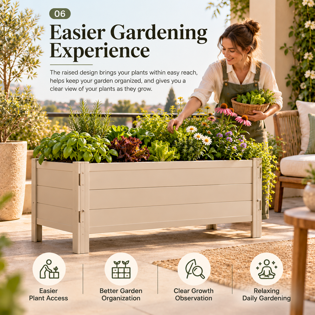 Trevqina™ FoldGarden Raised Bed